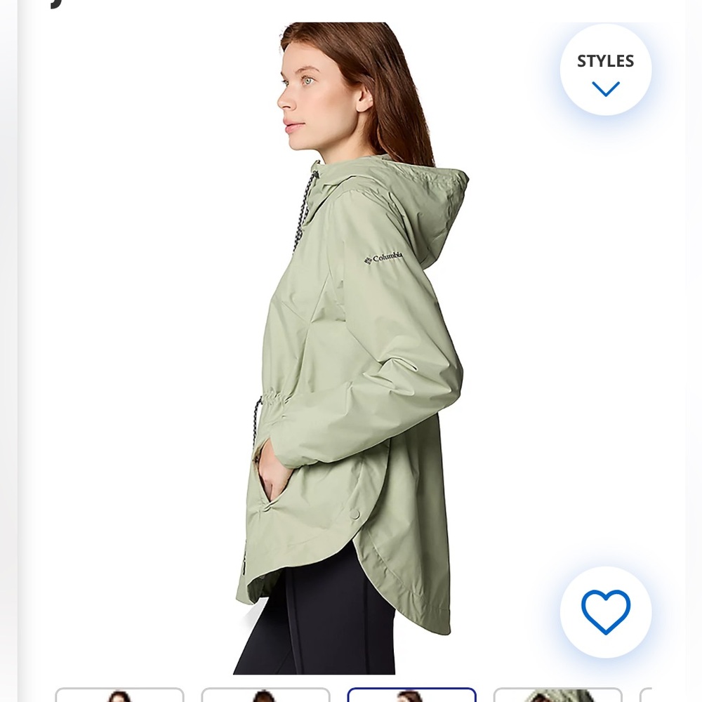 Columbia Women's Green Hooded Jacket